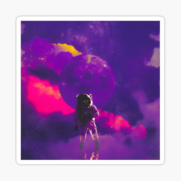 Item preview, 80s Aesthetic Astronaut Chillwave Darkwave designed and sold by artworkbyrihen.