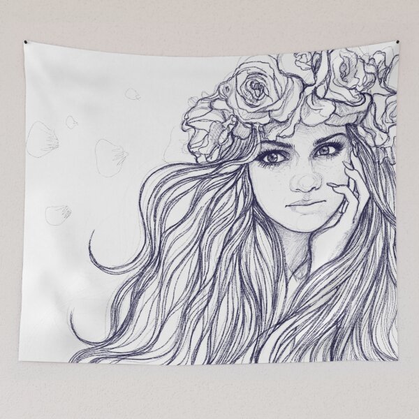 Item preview, girl in coronet designed and sold by Qoolka.