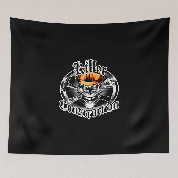 Item preview, Construction Skull 1.1 orange: Killer Construction designed and sold by sdesiata.