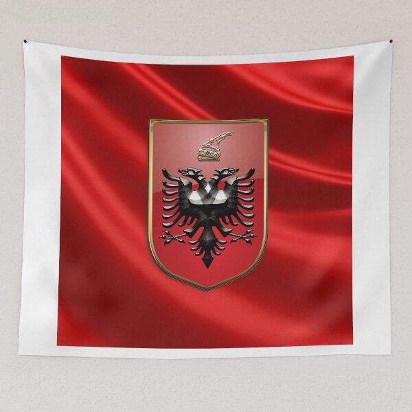 Artikelvorschau, Albanien - Wappen entworfen und verkauft von Serge Averbukh Art Studio.