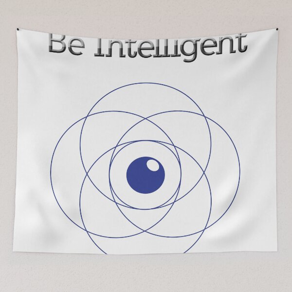 Item preview, Be Intelligent Erudite Eye - Blue designed and sold by MusicandWriting.