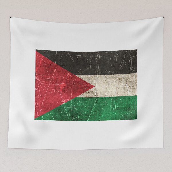 Item preview, Vintage Aged and Scratched Palestinian Flag designed and sold by JeffBartels.