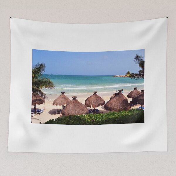 Item preview, Beach At Puerto Morelos Mexico designed and sold by BuffaloBob.