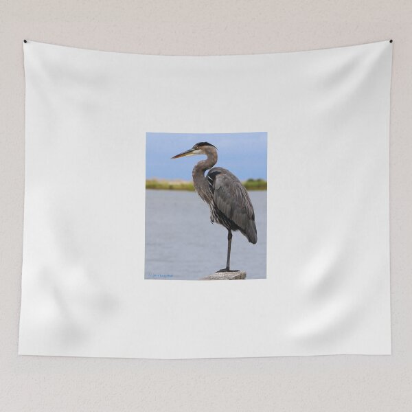 Item preview, Royal Blue Heron designed and sold by Bad Habits Lounge Studio.