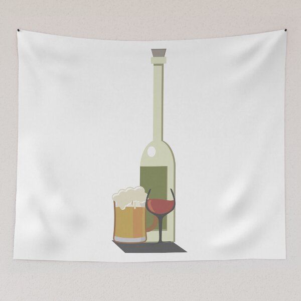 Item preview, Wine Beer Alcohol designed and sold by Hairy Phish.