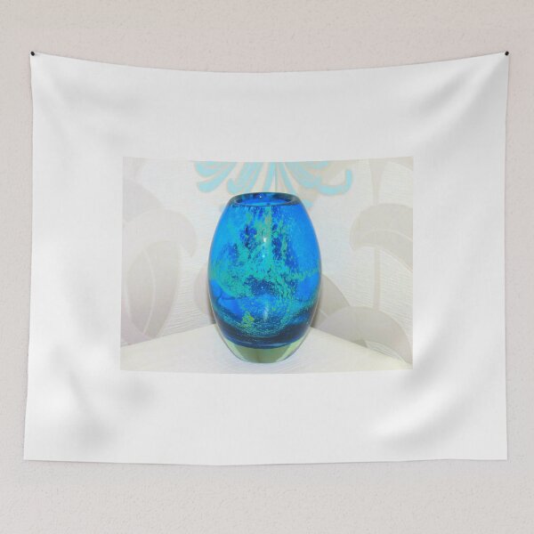 Item preview, Mediterranean Blue - Mdina Glass Vase designed and sold by BlueMoonRose.