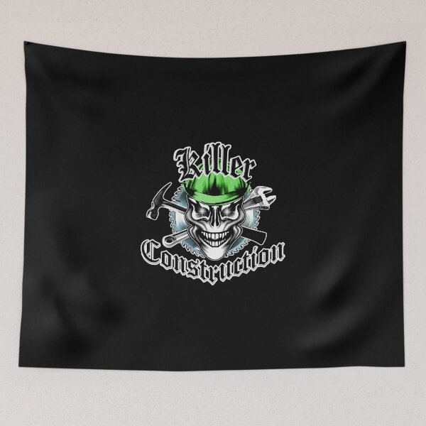 Item preview, Construction Skull 1 green: Killer Construction designed and sold by sdesiata.