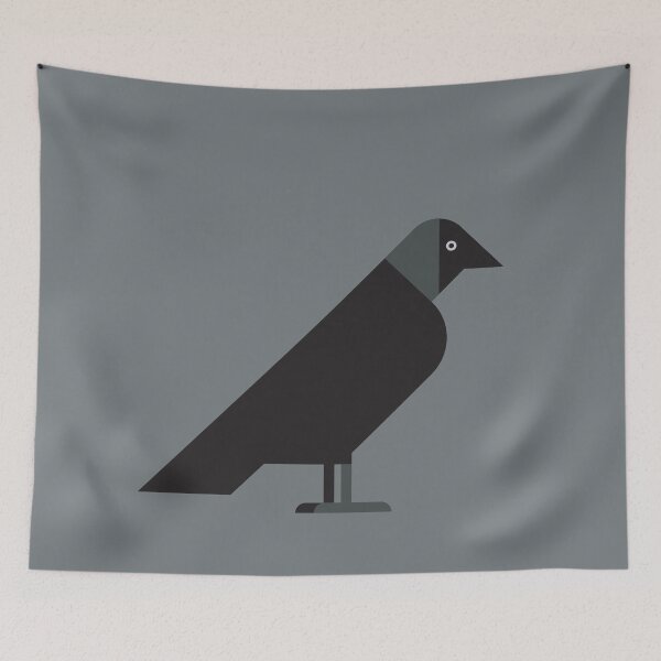 Item preview, Western Jackdaw vector illustration designed and sold by GA-Studio.