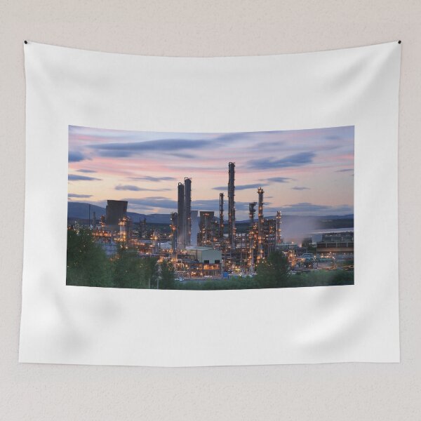 Item preview, Grangemouth Refinery at Sunset designed and sold by Maria Gaellman.