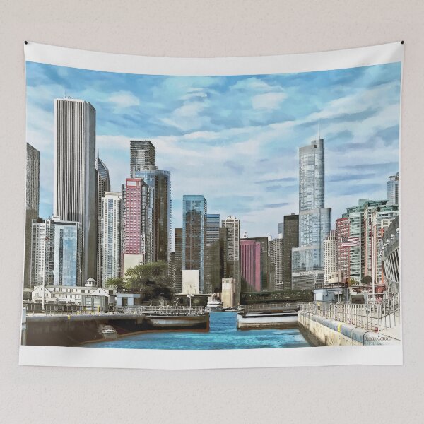 Item preview, Chicago IL - Chicago Harbor Lock designed and sold by Susan Savad.