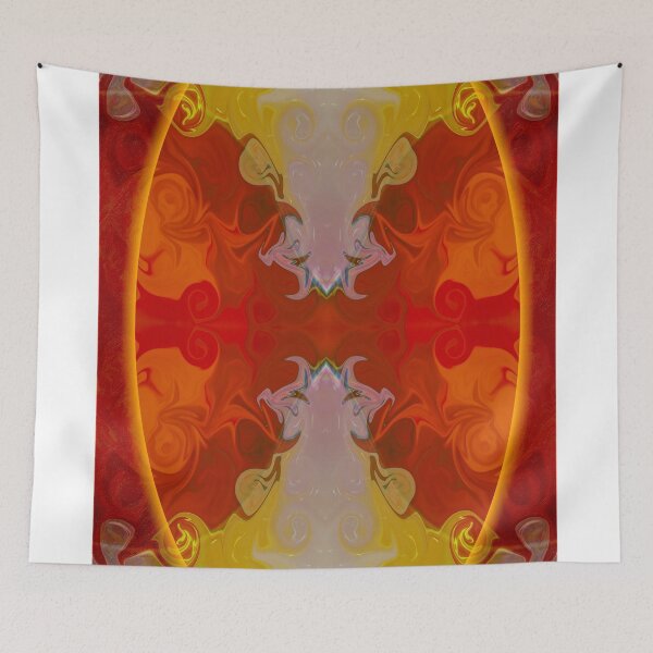 Item preview, Circles Making Love Abstract Circular Artwork  designed and sold by Omaste Witkowski.
