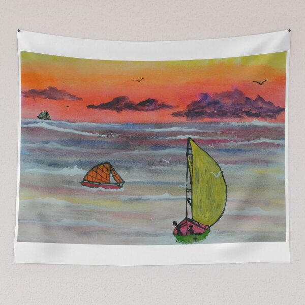 Item preview, Sailing before the storm designed and sold by George Hutton Hunter.