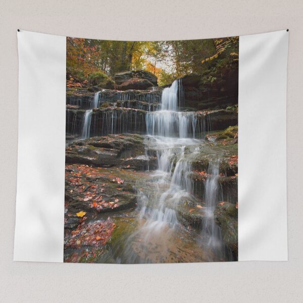 Item preview, Fallen Leaves On The Nameless Waterfall designed and sold by Gene Walls.