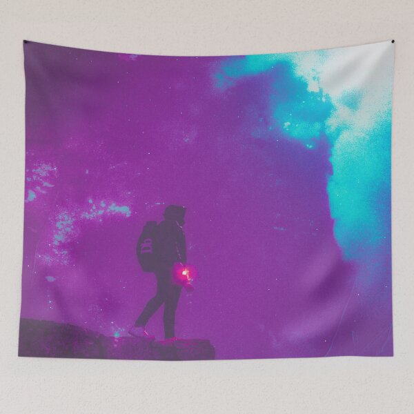 Item preview, Abstract Lost Chillwave Darkwave designed and sold by artworkbyrihen.