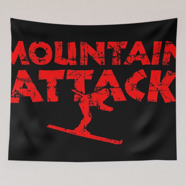 Item preview, Mountain Attack Winter Sports Ski Design (Red) designed and sold by theshirtshops.
