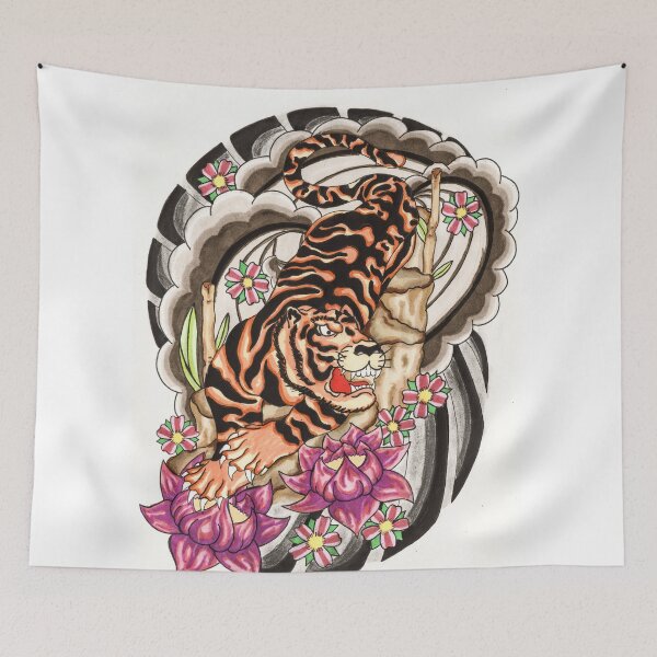 Item preview, Japanese tiger  designed and sold by Adam  Parsons.
