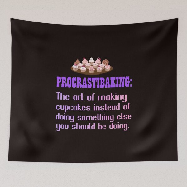 Item preview, PROCRASTIBAKING designed and sold by Divertions.