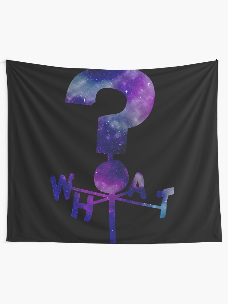 "The Mystery Shack Question Mark Weathervane" Tapestry by hocapontas