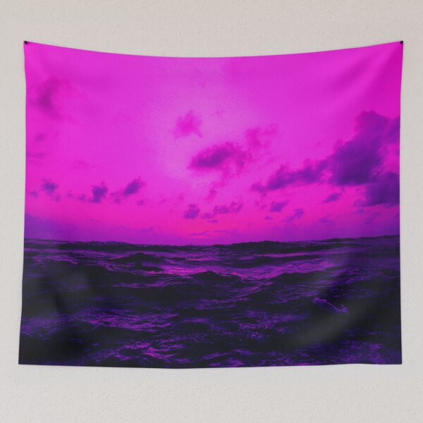 Item preview, Abstract Waves Chillwave Darkwave designed and sold by artworkbyrihen.