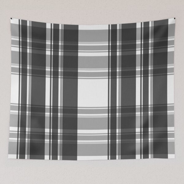 Item preview, Plaid Perfection-Black/White designed and sold by Clickcreations.