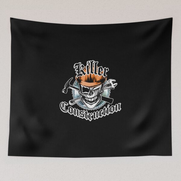 Item preview, Construction Worker Skull 6 Orange: Killer Construction designed and sold by sdesiata.