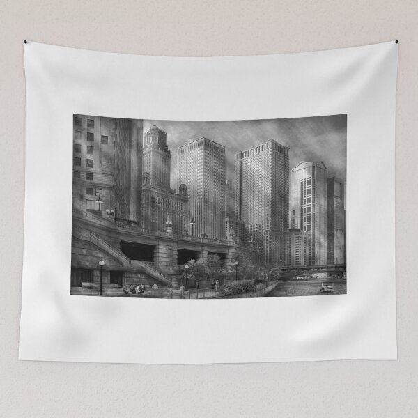 Item preview, City - Chicago IL - Continuing a Legacy BW designed and sold by Mike Savad Photography.