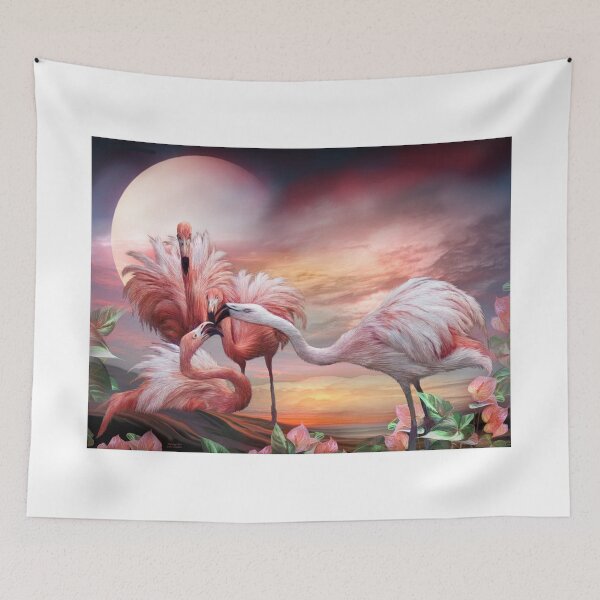 Item preview, Flamingo Kiss designed and sold by Carol  Cavalaris.