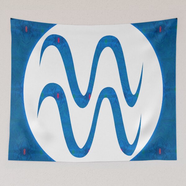 Item preview, Aquarius and Throat Chakra  Abstract Spiritual Artwork  designed and sold by Omaste Witkowski.