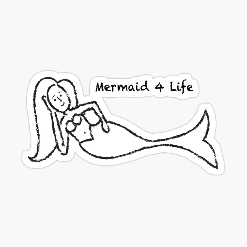 Mermaid 4 Life Art Board Print By Mermaidkawaii Redbubble - mermaids life roblox