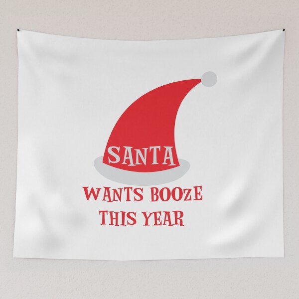 Item preview, SANTA wants booze this year designed and sold by jazzydevil.