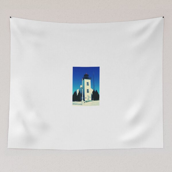 Item preview, Early Spring thaw at Sand Point Light-Escanaba, Michigan designed and sold by Kathy Russell.