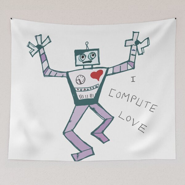 Item preview, I compute love designed and sold by KitCatCards.