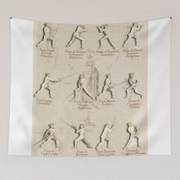 Item preview, Posiciones Longsword - Fiore dei Liberi "Getty" designed and sold by Tracy Mellow.