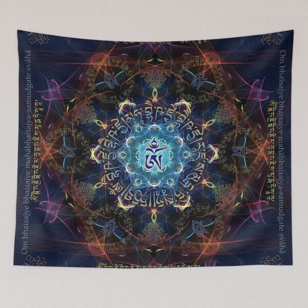 Item preview, Bhaisajyaguru - The Medicine Buddha -  The Healer of all Suffering designed and sold by art-by-angels.