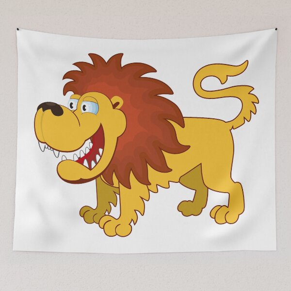 Item preview, Funny cartoon lion designed and sold by Cute Art Design.