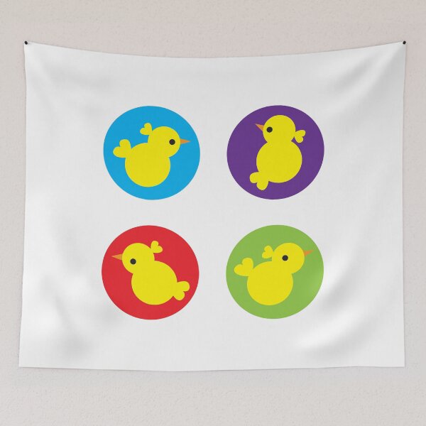 Item preview, cute little chickens stickers in colours designed and sold by jazzydevil.