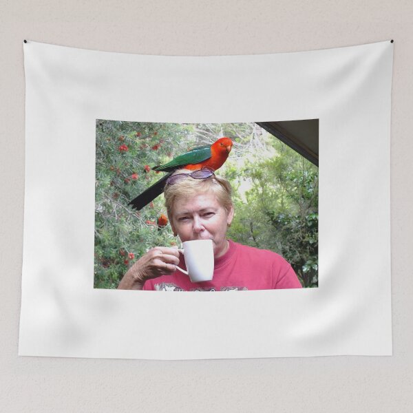 Item preview, Parrot coffee, Killarney, Qld, Australia designed and sold by sandysartstudio.