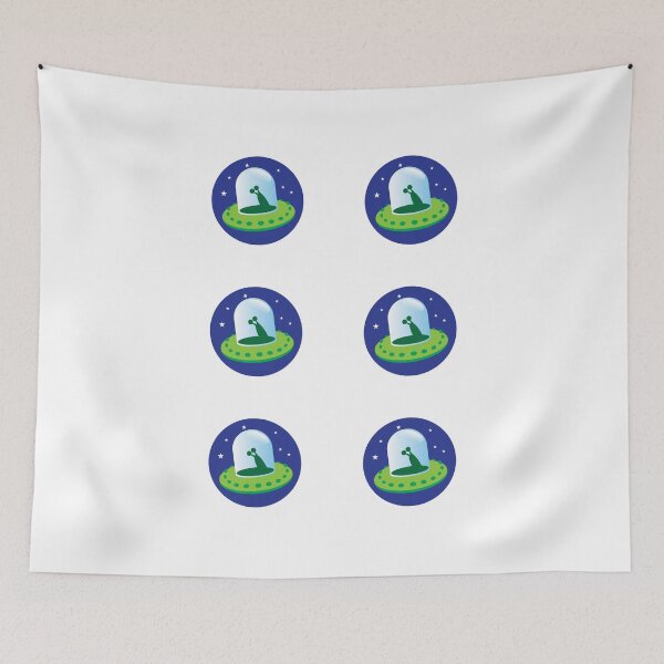 Item preview, Alien spacecraft stickers designed and sold by jazzydevil.