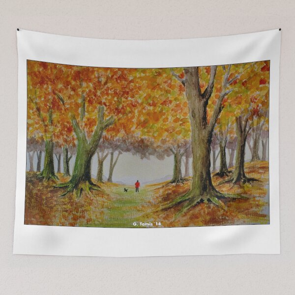 Item preview, WALKING IN THE AUTUMN designed and sold by RainbowArt.