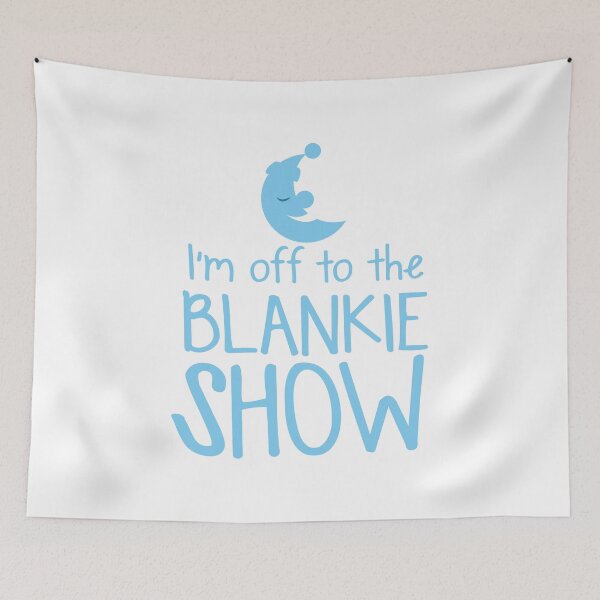 Item preview, I'm off to the BLANKIE SHOW (bed time) with sleepy moon designed and sold by jazzydevil.