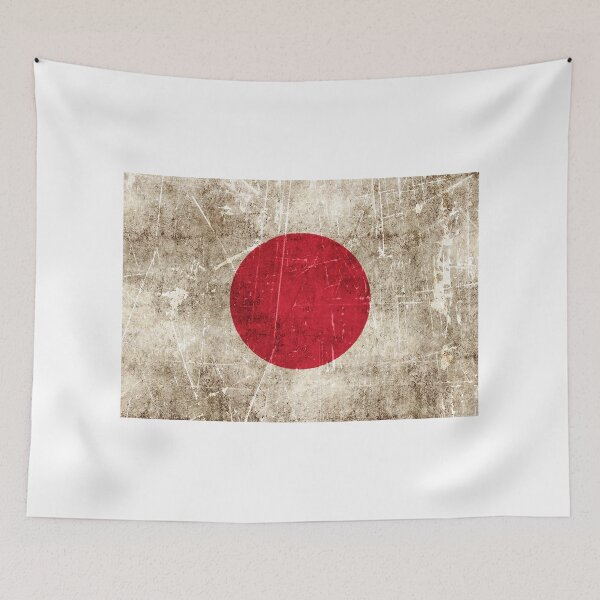 Item preview, Vintage Aged and Scratched Japanese Flag designed and sold by JeffBartels.