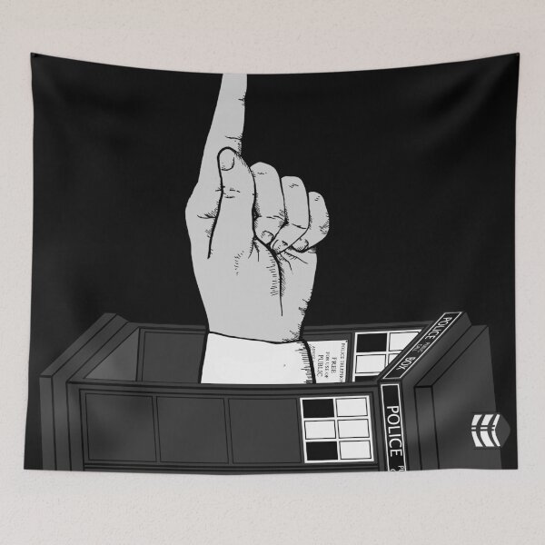 Item preview, The Doctor's Family (Black and White) designed and sold by PaulMonj.