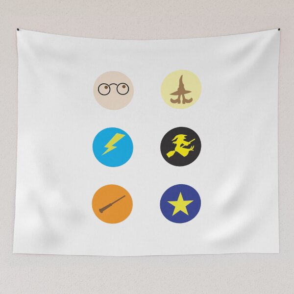 Item preview, HP stickers wizards hats and lightning bolts designed and sold by jazzydevil.