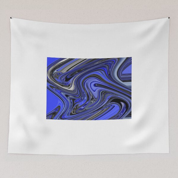 Item preview, Blue and Black Digital Abstract Design designed and sold by adriturner.