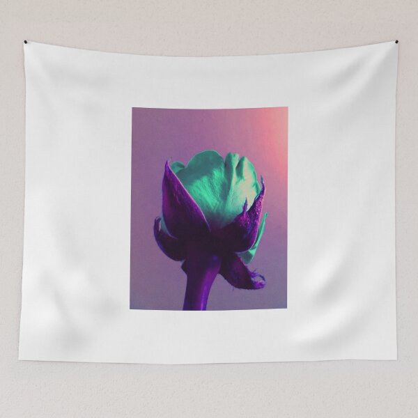 Item preview, Teal and Purple Fantasy Rose designed and sold by adriturner.