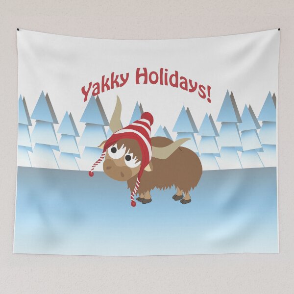 Item preview, Yakky Holidays! Winter Scene designed and sold by Hedgie Designs.