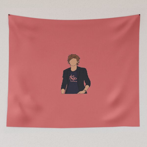 Item preview, Louis Tomlinson Hot Rock Cartoon (Red) designed and sold by egdesign.