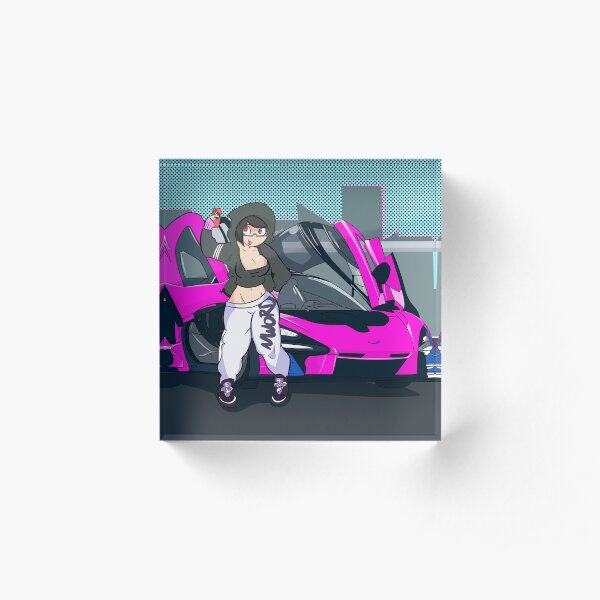 McLaren Girl Acrylic Block