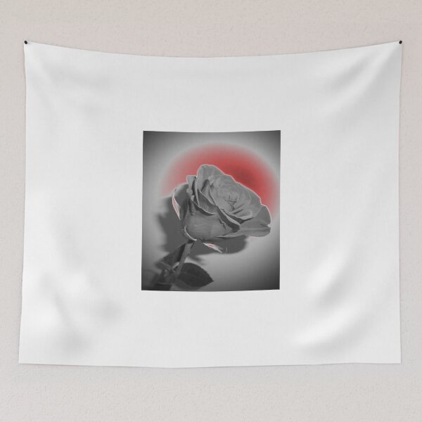 Item preview, White Rose Glowing Red Design designed and sold by adriturner.