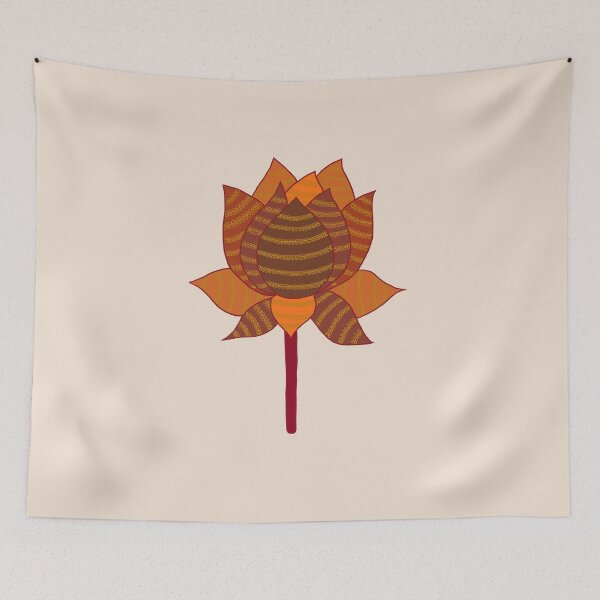 Item preview, lotus simple ornament designed and sold by sriknick.